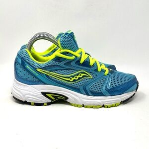 Saucony‎ Oasis 2 Athletic Sneaker Turquoise Blue Yellow Womens 7